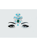 Кристаллы для лица (Цв: Голубой-Серебряный-Зеленый ) Голубой-Серебряный-Зеленый