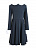 Платье школьное (длинный рукав, складки) Темн. Синий