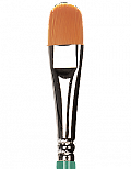 Кисть овальная синтетическая/Illusion Dream Blend Brush,14 мм. (Цв: Green) Green