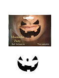 Усы и борода "Тыква" серии Хэллоуин (Цв: Черный ) Черный