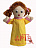Кукла на руку "Внучка" Желтый