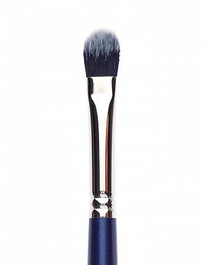 Кисть для визажа из таклона (ворс высота 15 мм.,ширина 10 мм.) Blue