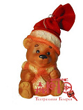 Упаковка для подарков Мишка новогодний в красном колпаке										 (Цв: Разноцветный ) Разноцветный