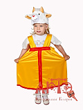 Карнавальный костюм "Козочка" (Цв: Белый-Желтый ) Белый-Желтый