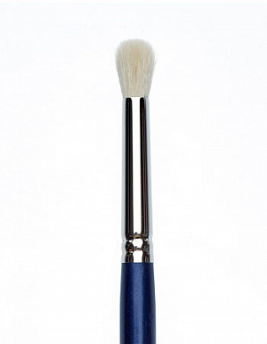 Кисть из козы круглая (ворс высота 13 мм.,ширина 7 мм.)  Blue