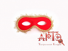 Полумаска "Бархат с тесьмой"