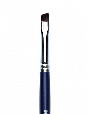 Кисть из куницы со скосом (ворс высота 7 мм.,ширина 6 мм.) Blue