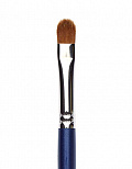 Кисть для теней из колонка овальная №10  (Цв: Blue) Blue