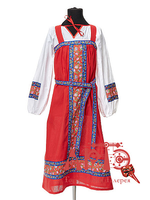 Сарафан "Арина" детский Красный