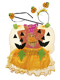 Набор для Хэллоуина "Бабочка-Волшебная тыква"  (Цв: Оранжевый ) Оранжевый