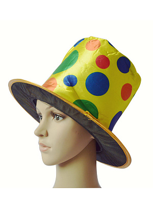Шляпа "Клоун" Разноцветный