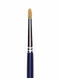 Кисть для теней из горного колонка, пони (Цв: Blue) Blue