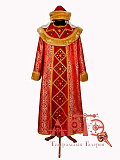 Костюм "Русская царица" (Цв: Красный-Золотой Размер: 38) Красный-Золотой