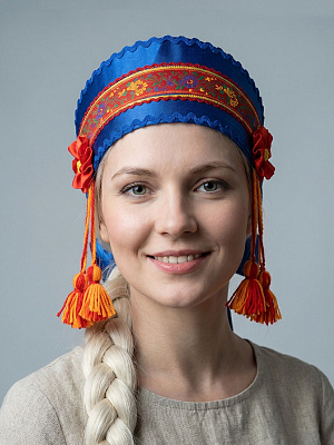 Повязка на голову НП-01 Синий