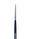 Кисть для подводки из нейлона круглая №1 (Цв: Blue) Blue
