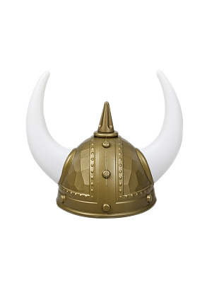 Шлем "Викинг" взрослый Золотой