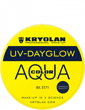 Аквагрим флуоресцентный компактный, 8 мл. Yellow
