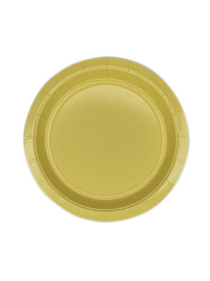 Тарелка Пастель желтая 17см 6шт Желтый