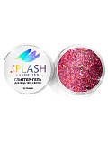 Глиттер-гель для лица, тела и волос "SPLASH" цвет "HOLO RED" 30 гр