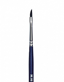 Кисть для подводки из черного нейлона №2 (ворс высота 9 мм.,ширина 3 мм.) 