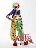 Костюм "Клоун с париком" (Цв: Разноцветный Размер: 134 см) Разноцветный