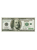 Пачка купюр для выкупа на свадьбу «100$»,  (набор 80 шт), 15 х 6 см. 