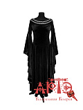 Платье "Средневековое" (Цв: Черный Размер: 52-54) Черный