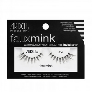 Ресницы накладные, имитация норки (L)Ardell Faux Mink 814  Black