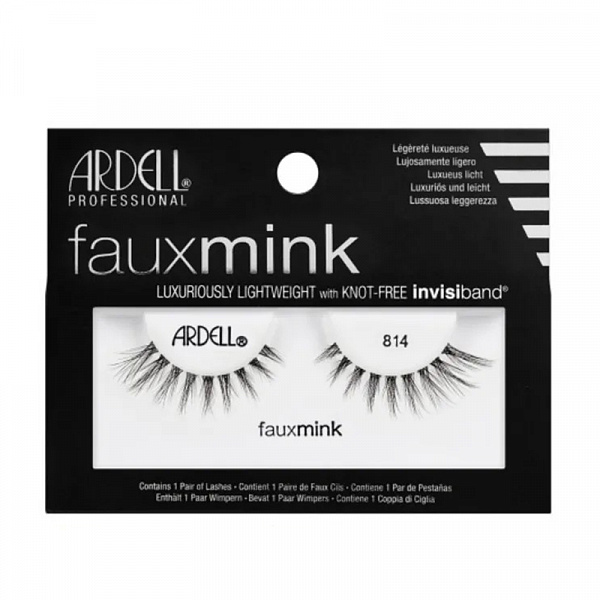 Ресницы накладные, имитация норки (L)Ardell Faux Mink 814 