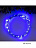 Гирлянда светодиодная IP20, 10 м, Серебристая нить, свечение синее. Разноцветный