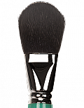 Кисть для пудры синтетическая/Illusion Powder Blush Brush, 3 см. (Цв: Green) Green
