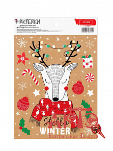 Наклейка "Hello winter!"