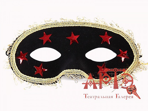 Маска "Большая бархатная со звёздами"