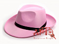Шляпа с лентой (Цв: Св. Розовый Размер: 57) Св. Розовый