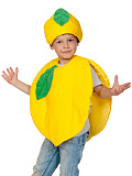 Костюм карнавальный "Лимон" (Цв: Желтый-Зеленый Размер: 98-128 см) Желтый-Зеленый