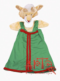 Карнавальный костюм "Козочка" (Цв: Персиковый-Зеленый ) Персиковый-Зеленый