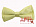 Галстук-бабочка детский однотонный Лимонный