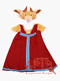 Карнавальный костюм "Козочка" (Цв: Персиковый-Красный ) Персиковый-Красный