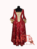 Платье дворцовое "Анжелика" (Цв: Бордовый Размер: 50) Бордовый