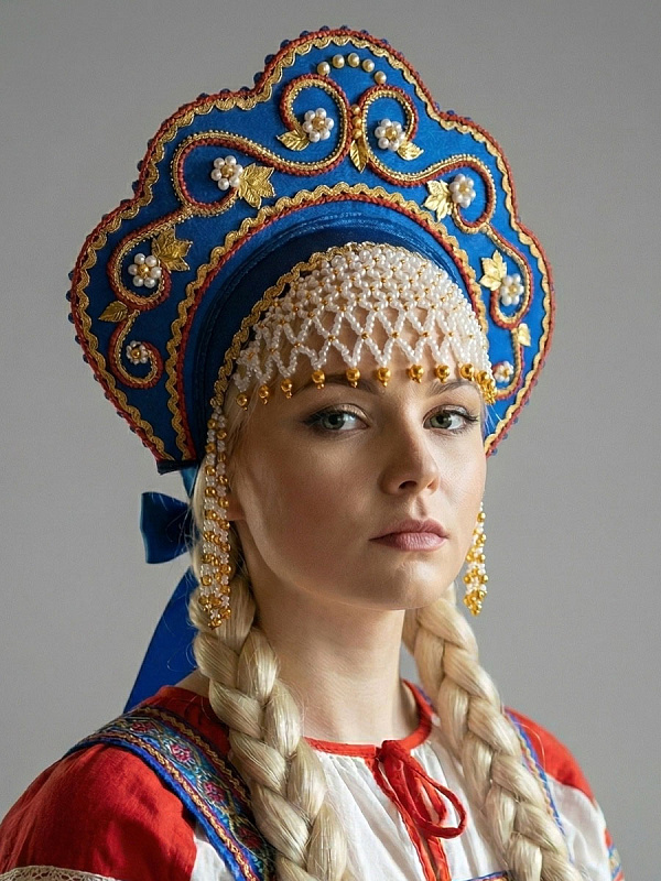 Кокошник "Венец" на резинке