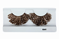 Ресницы перьевые/Eyelashes Peacock 14 мм-22 мм (Цв: BrownSpeckled) BrownSpeckled