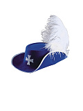 Шляпа "Д Артаньян"  (Цв: Синий Размер: 55-57 см.) Синий