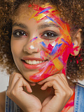 Гель декоративный для волос, лица и тела COLOR GEL Holly Professional, Neon, 20 мл