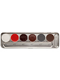Грим кремообразный в палитре/Supracolor Palette 6 colors 20 мл. (Цв: S) S